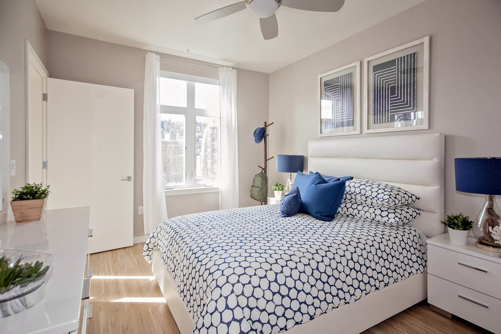 North Hollow Apartments Model Bedroom