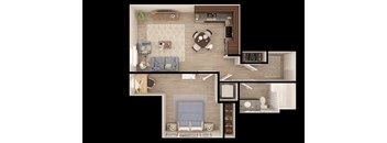 Anthem PDX Apartments C4c Floor Plan