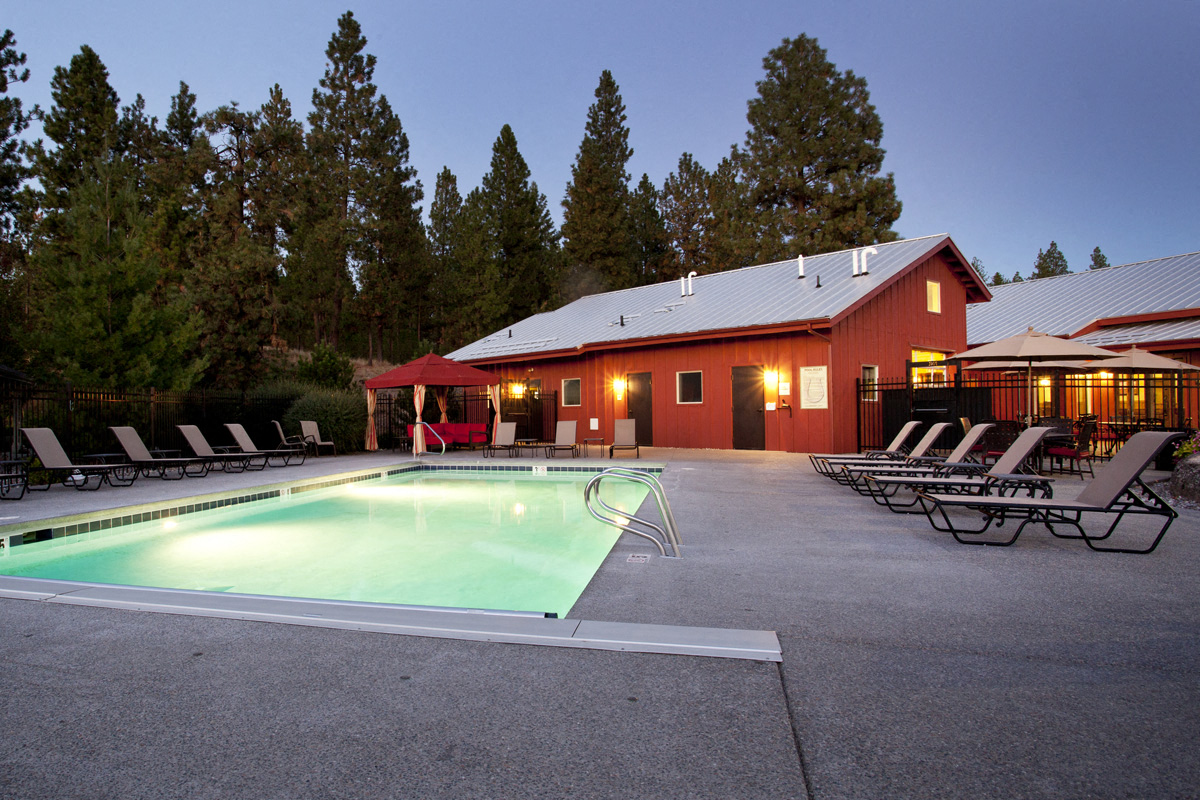 Pine Valley Ranch Apartments Community Pool and Lounge Chairs