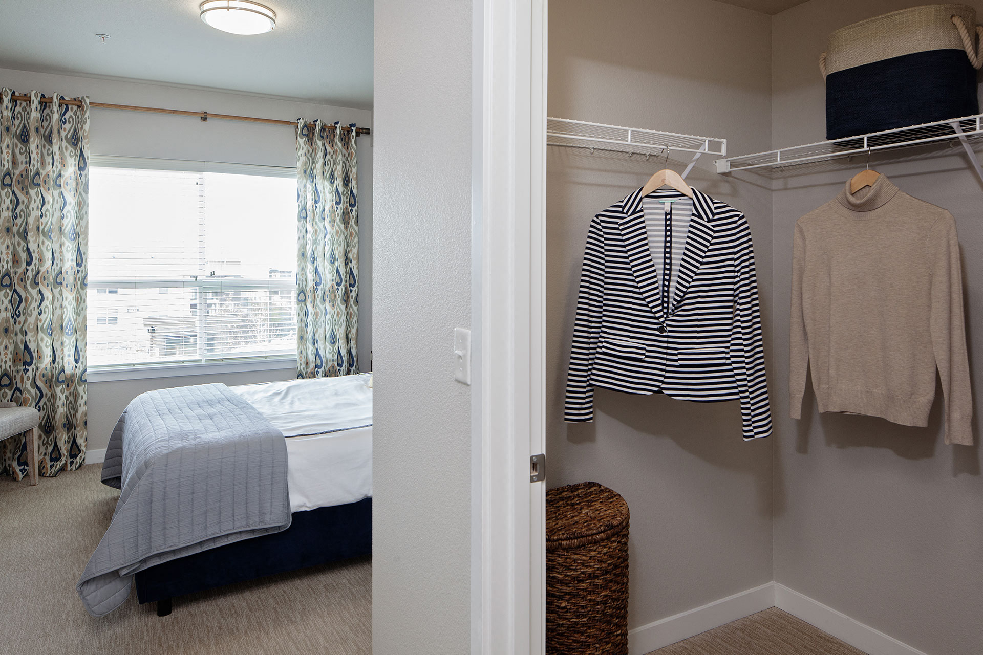 Portera at the Grove_Wilsonville  Walk-in closets
