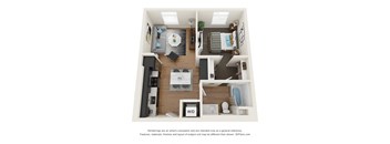The Postmark Apartments A2B Floor Plan