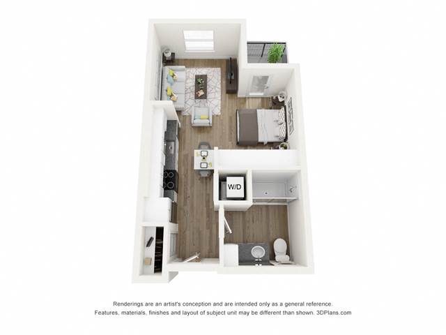 Studio apartment at Revel Palm Desert Apartments in Palm Desert, CA