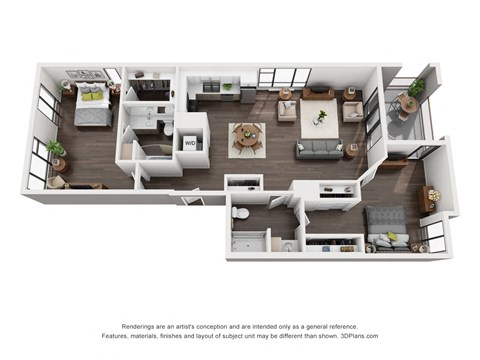 Sky3 Apartments Penthouse C Floor Plan