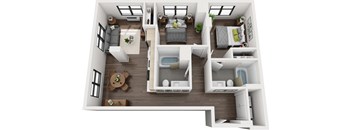 Storyline Apartments 2 Bedroom A Floor Plan