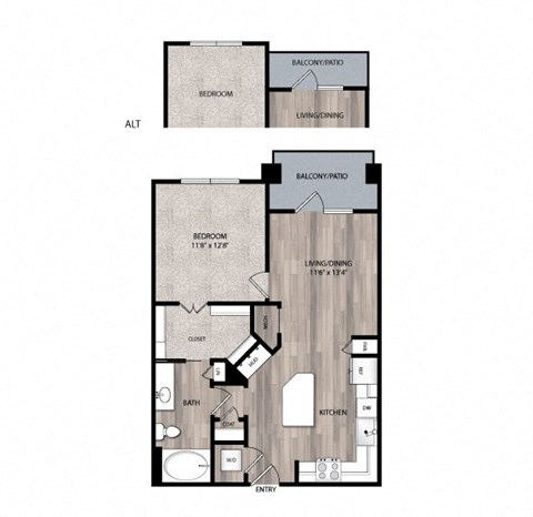 The Edison at Frisco Apartments A2 Floor Plan