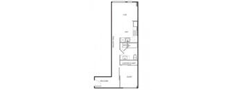 4730 California Apartments Dawson Floor Plan