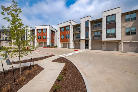 Corsair Apartments Exterior with Landscaping