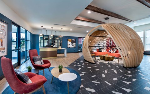 Corsair Apartments  Co-working area