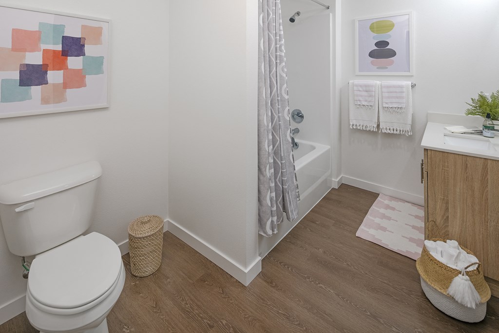 Northpointe Apartments Model Bathroom