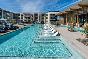 Resort-Worthy Pool with Lap Lane