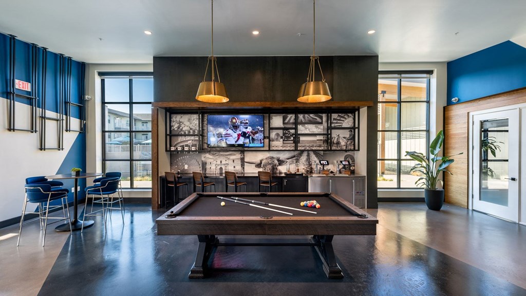 Game Room with Billiards