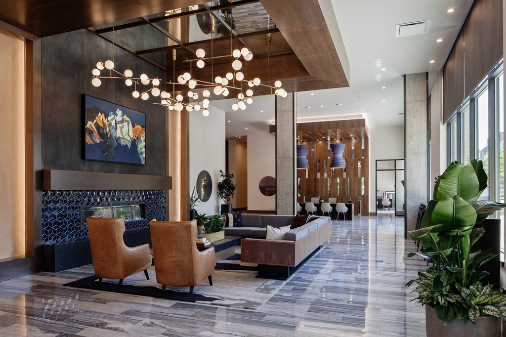 Anthem PDX Apartments Lobby and Seating Area