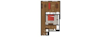Ella Apartments A12 Floor Plan