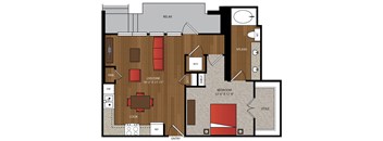 Ella Apartments A22 Floor Plan