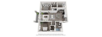a floor plan of a 1 bedroom192 sq ft house