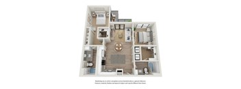 a floor plan of a 2103 sq ft apartment