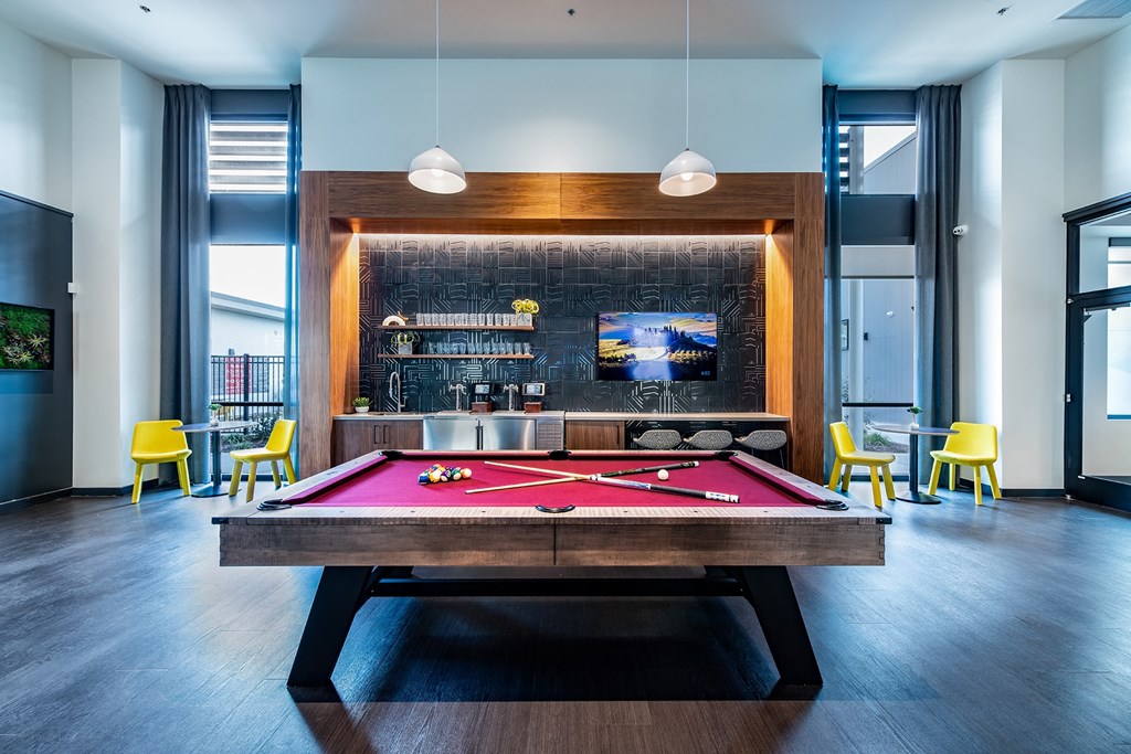 Game Room with Billiards
