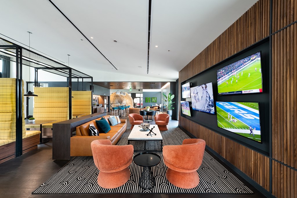 Lounge with Big Screens