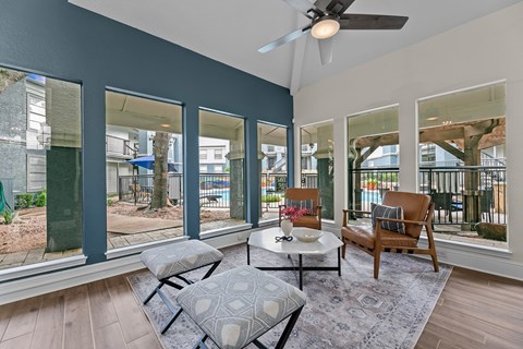 Community Clubroom at 5636 Apartment Homes, Texas
