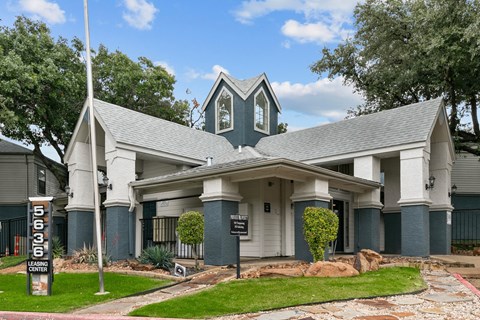 Clubhouse Exterior at 5636 Apartment Homes, Dallas, Texas
