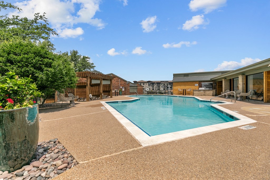 View of pool at The Hills at Ironhorse, North Richland Hills, 76180