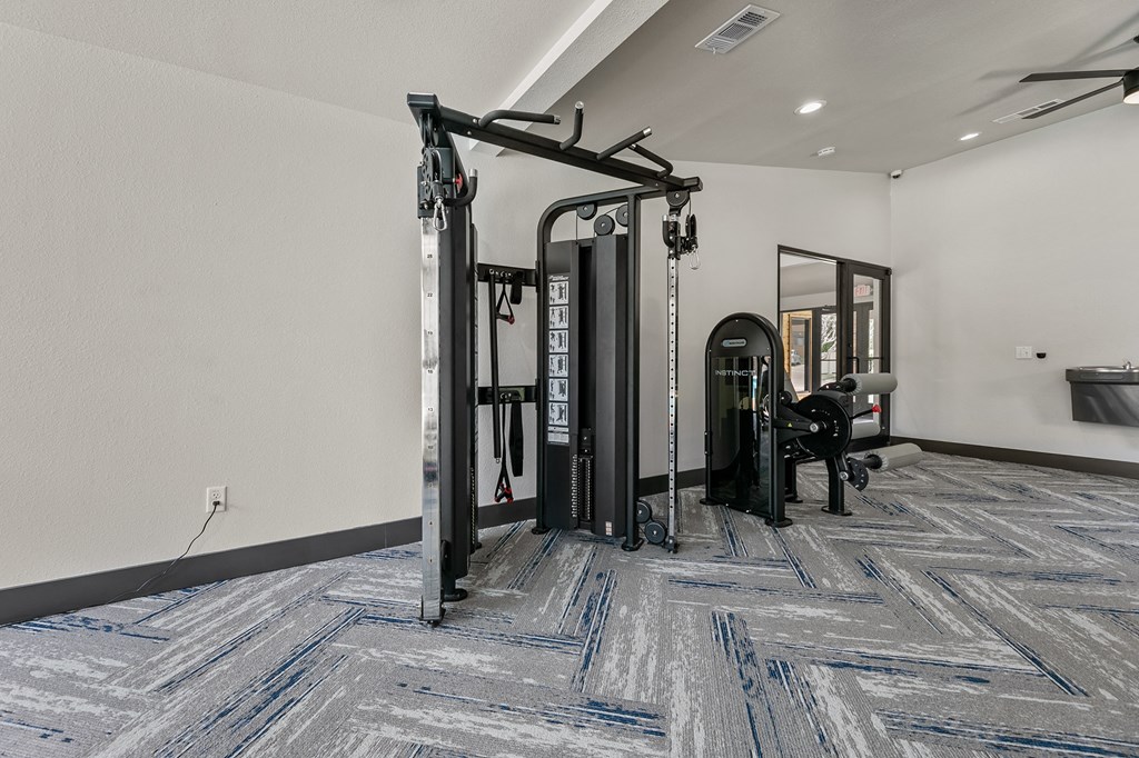 Room of equipment at The Hills at Ironhorse, North Richland Hills, TX
