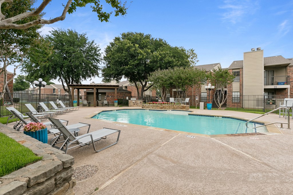 our apartments offer a swimming pool at The Hudson, North Richland Hills
