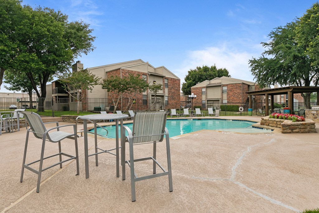 swimming pool at The Hudson, North Richland Hills, TX