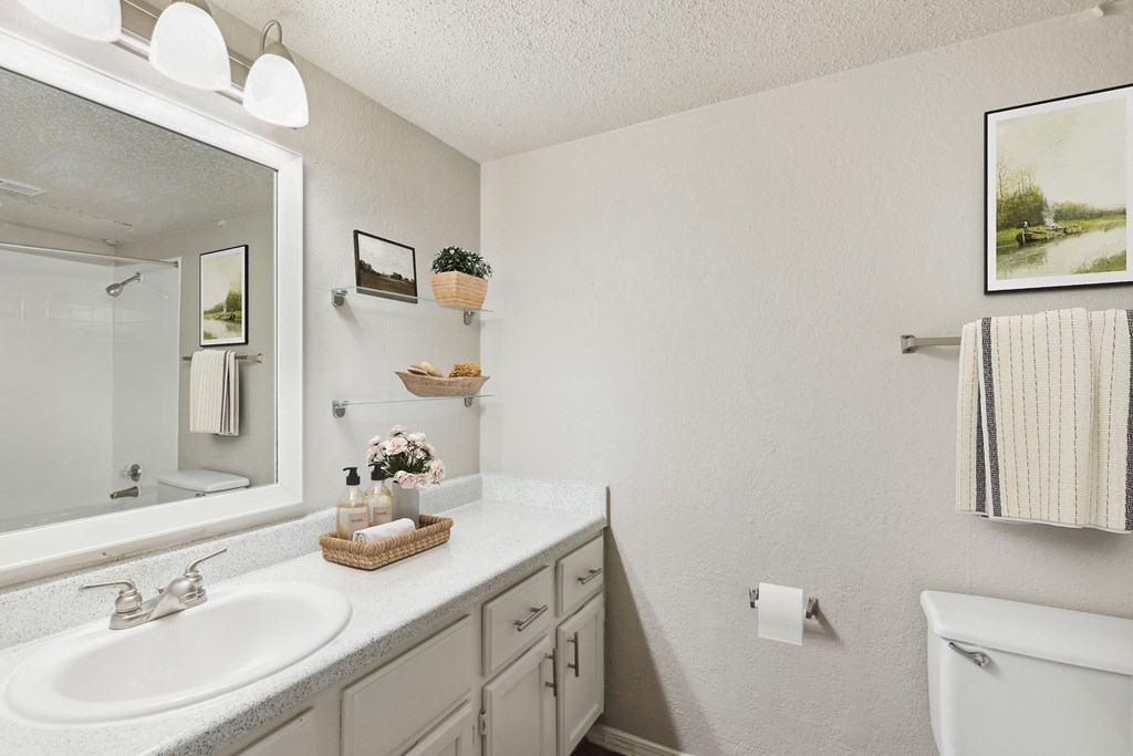 Fully Equipped Bathroom at The Hamptons, Dallas, Texas