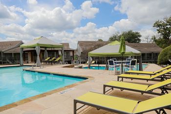 Swimming Pool & Sundeck at Aero White Rock, Dallas, Texas