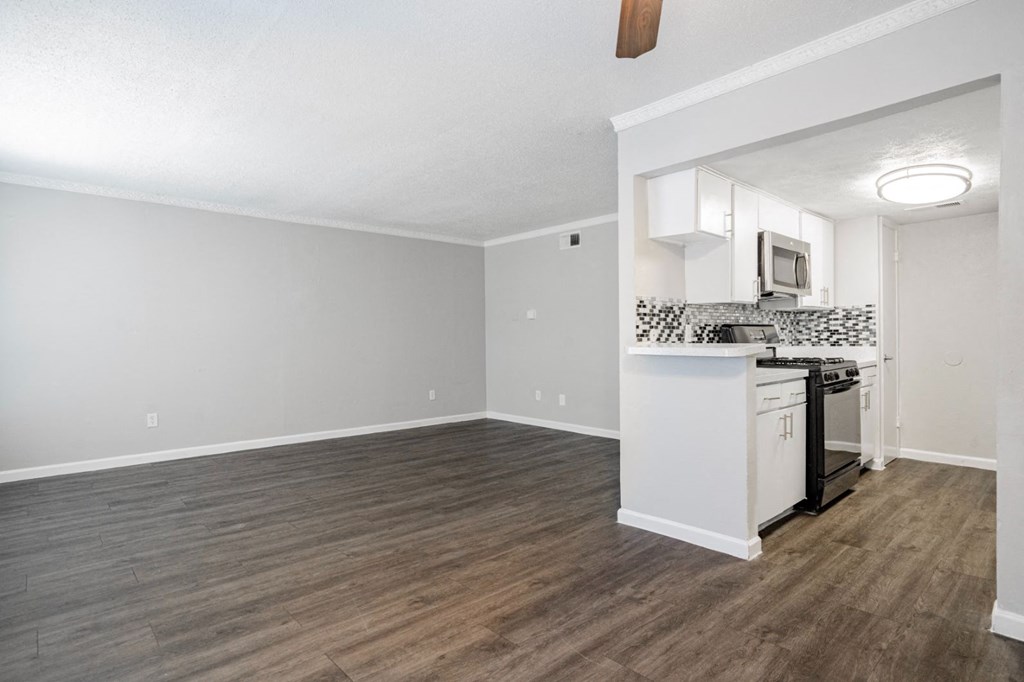 Living And Kitchen at Aero White Rock, Dallas, 75238
