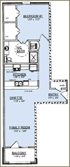 A3 | 915 SQ FT | 1 BED / 1 BATH A3 | 915 SQ FT | 1 BED / 1 BATH