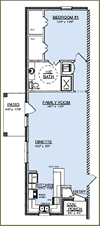A4 | 1,005 SQ FT | 1 BED \ 1 BATH A4 | 1,005 SQ FT | 1 BED \ 1 BATH