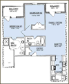 B1 | 1,135 SQ FT | 2 BED \ 2 BATH B1 | 1,135 SQ FT | 2 BED \ 2 BATH