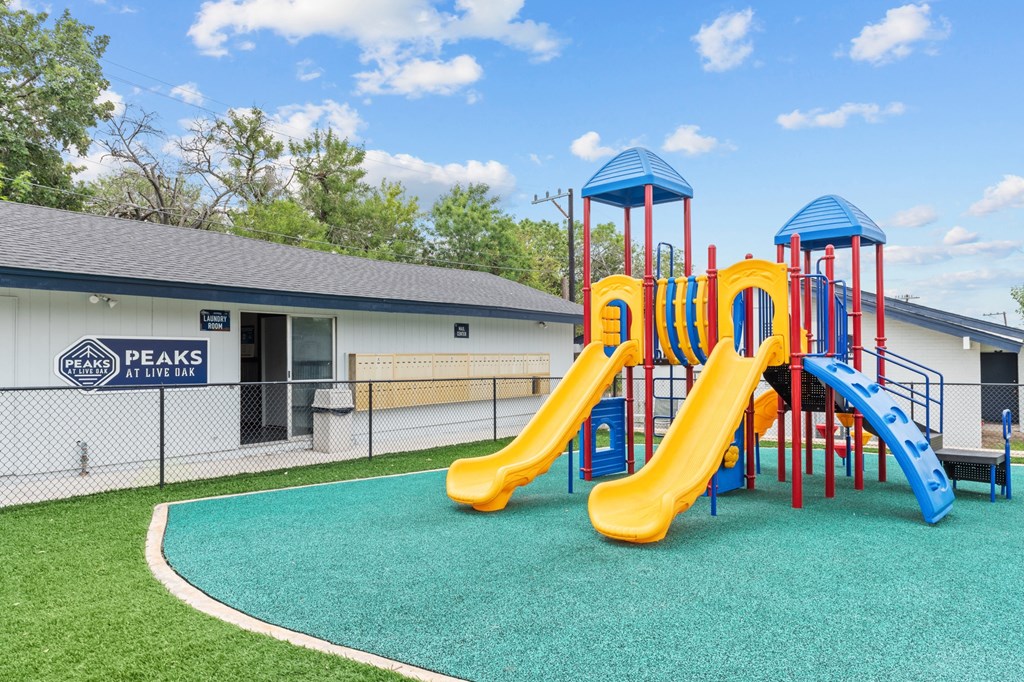 our apartments showcase a playground