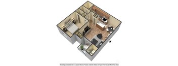 A2 | 1 Bed / 1 Bath | 663 Sq Ft