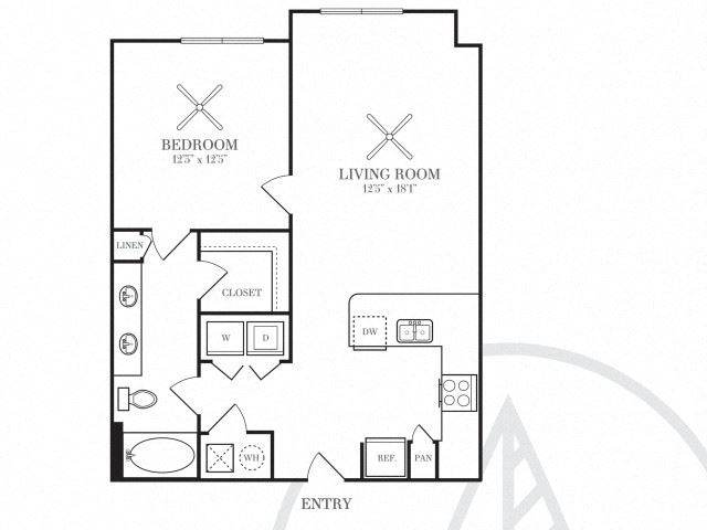 A7 - ATTACHED GARAGE | 741 SQ FT | 1 BED / 1 BATH A7 - ATTACHED GARAGE | 741 SQ FT | 1 BED / 1 BATH