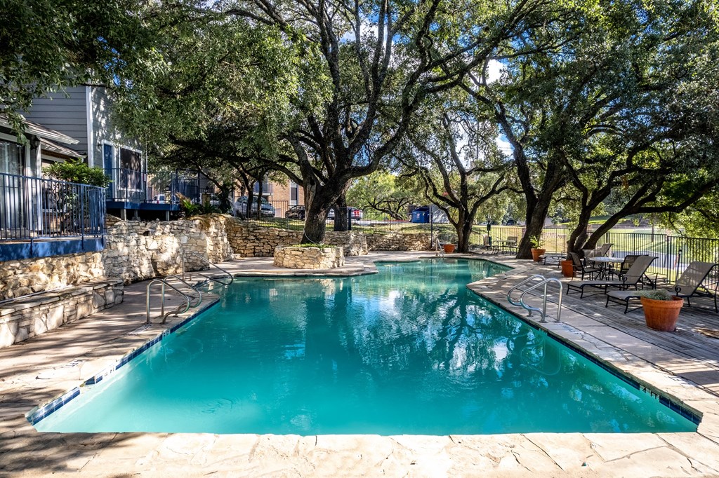 take a dip in the resort style pool at The Frederick, San Antonio, TX