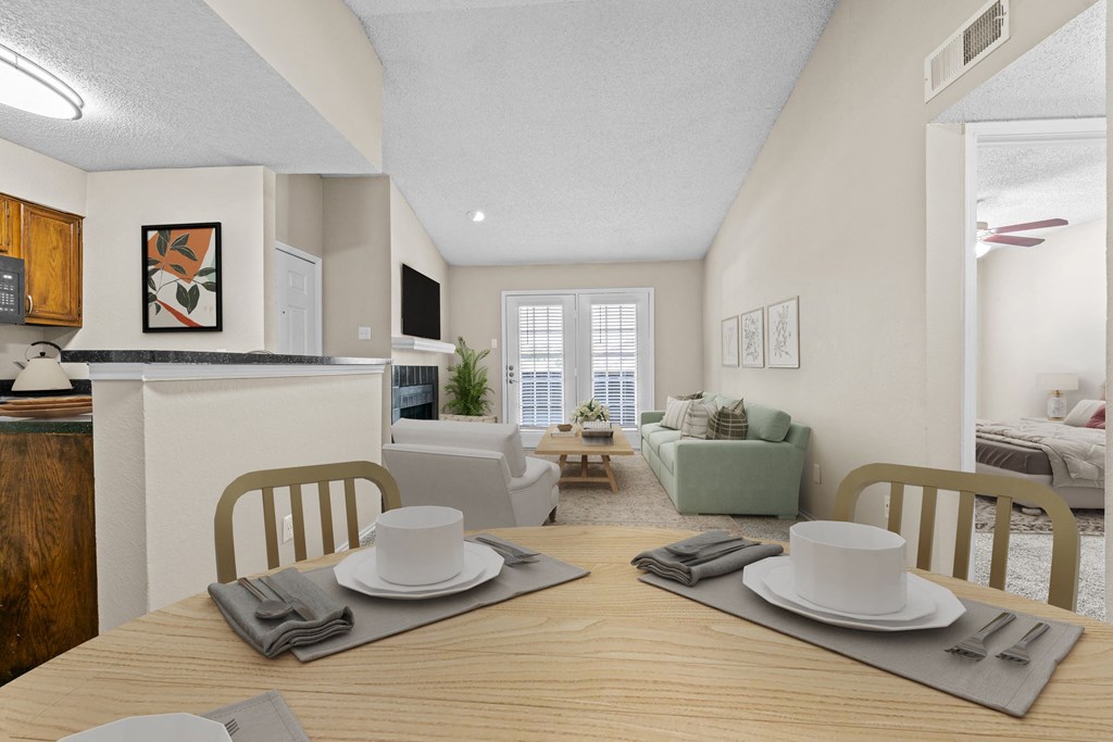 Dining Area at Preston Bend, Dallas, Texas