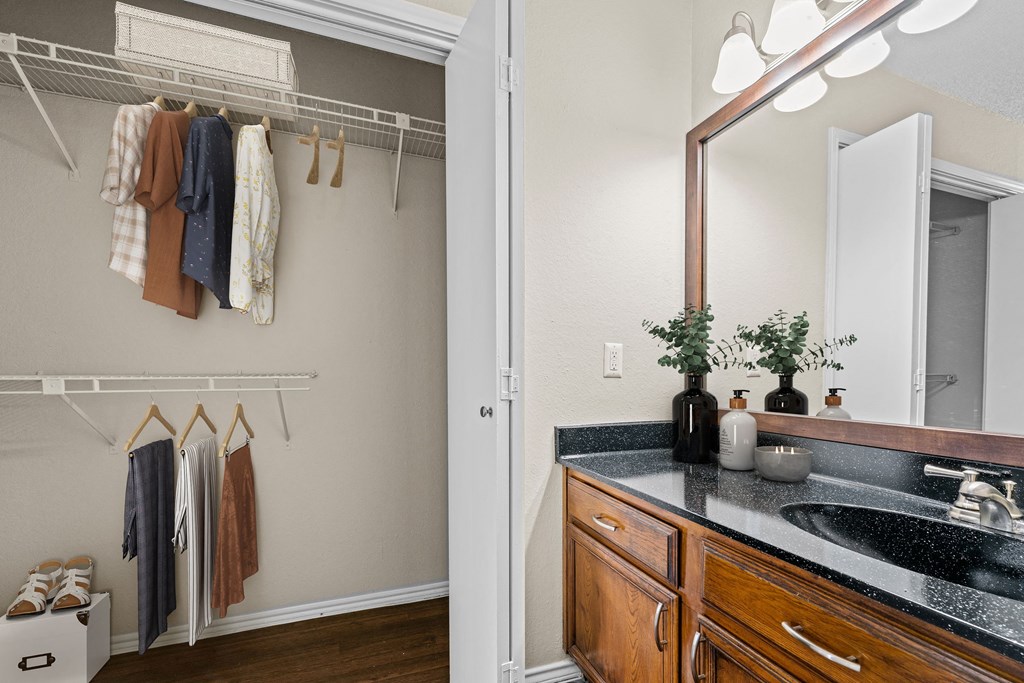 Bathroom With Closet at Preston Bend, Dallas, 75252