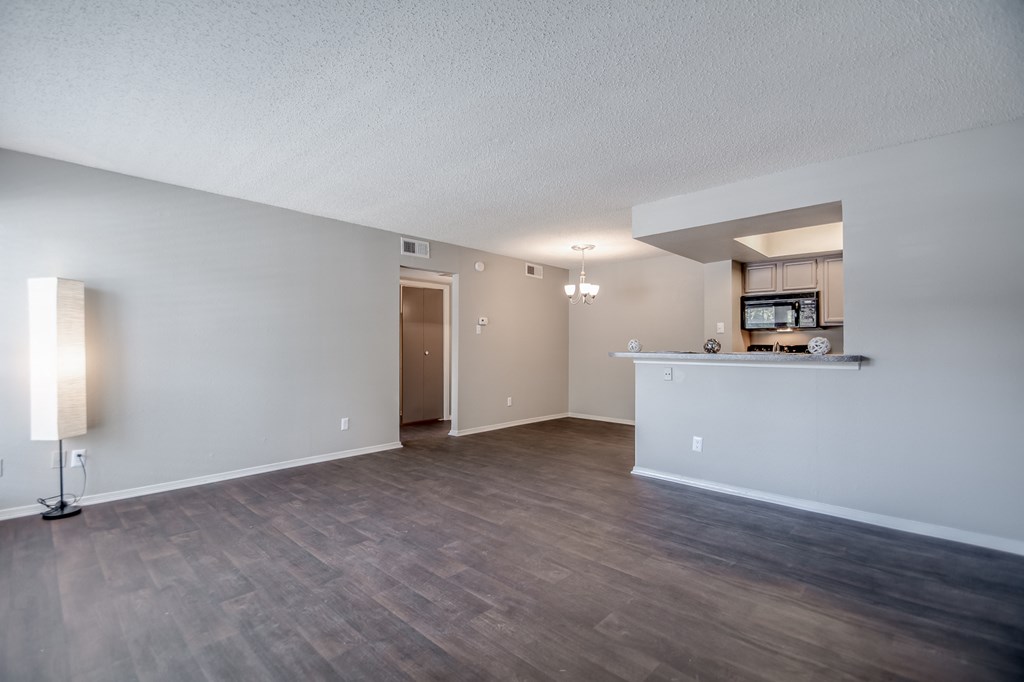 Living Room Living Room at Trinity Village Apartments, Dallas, TX, 75287