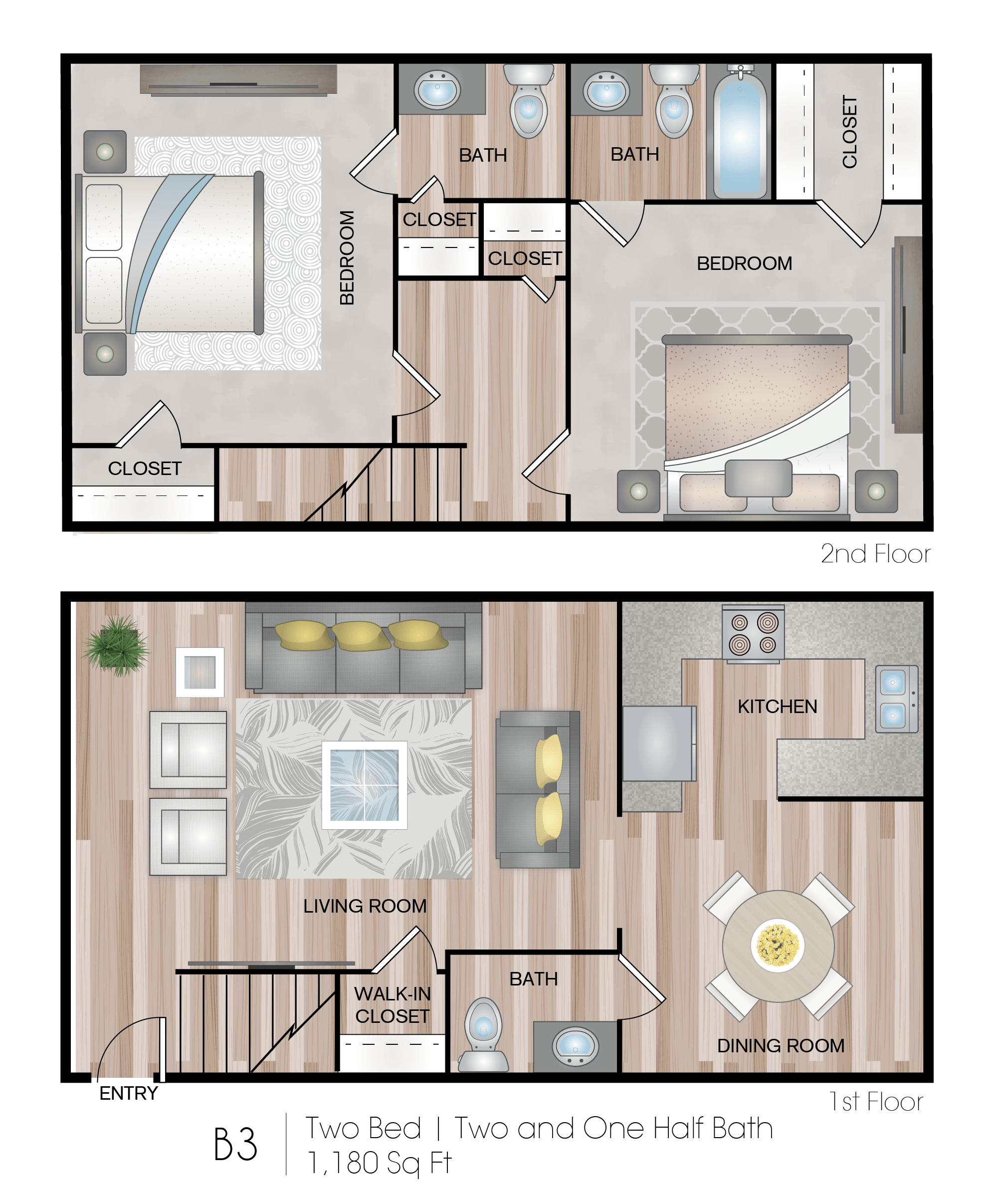 a floor plan of a two story house with a bathroom and a living room