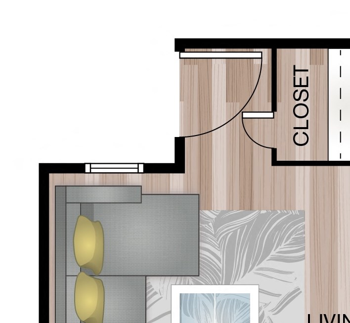 A1 | 1 Bed / 1 Bath | 681 Sq Ft at Sunset Heights, Texas