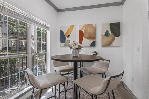 Well Lite Dining Room at Villas at Rogers Ranch, Texas