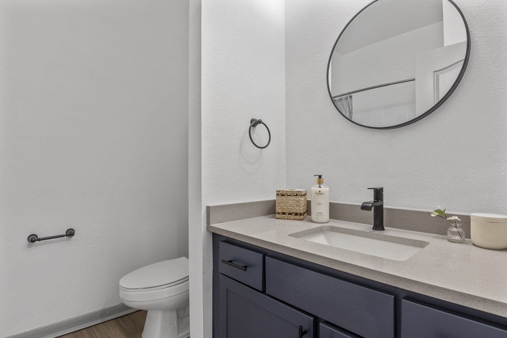 Spa Inspired Bathroom at Villas at Rogers Ranch, San Antonio