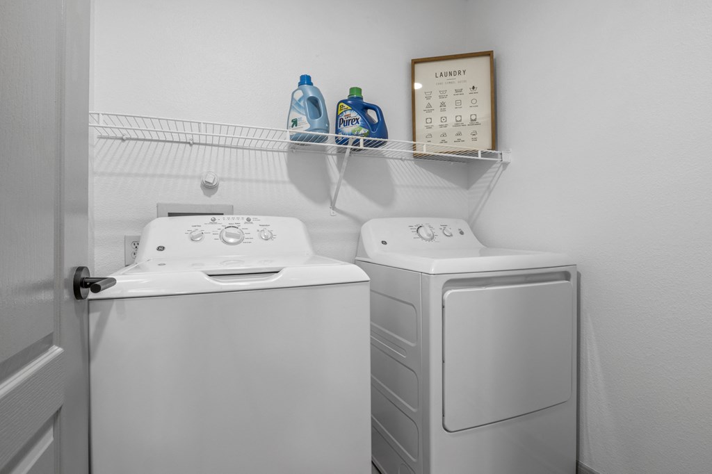In Home Full Size Washer And Dryer at Villas at Rogers Ranch, Texas