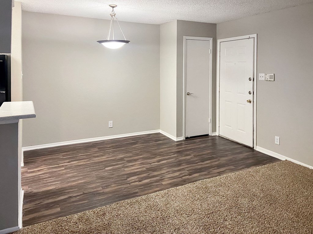 Vacant living Room  at Carmel at Deerfield, San Antonio, Texas