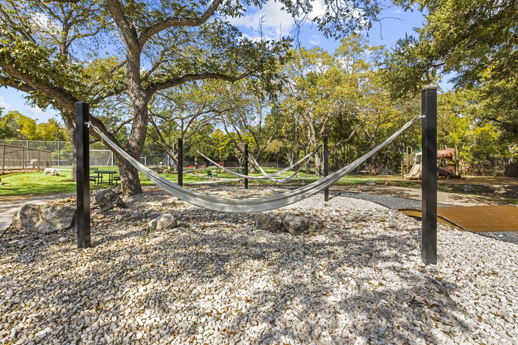 Outdoor Hammocks at Maxwell Townhomes, Texas