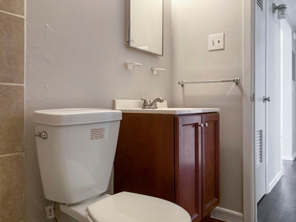 Modern Bathroom at Sunset Heights, Texas, 78209