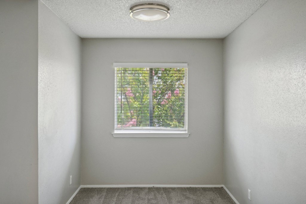 a living room with a window